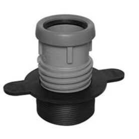 GUMMINIPPEL 3" X 50 MM NORMAL SLÄTÄNDA 3" TILL PVC/PP EXPANDERANDE NIPPEL X MUFF SVART/GRÅ FALUPLAST