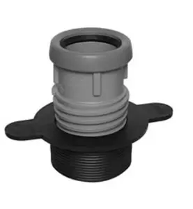 GUMMINIPPEL 3" X 50 MM NORMAL SLÄTÄNDA 3" TILL PVC/PP EXPANDERANDE NIPPEL X MUFF SVART/GRÅ FALUPLAST