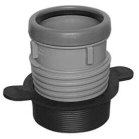 GUMMINIPPEL 3" X 75 MM NORMALRÖRSMUFF 3" TILL PVC/PP EXPANDERANDE NIPPEL X MUFF SVART/GRÅ FALUPLAST