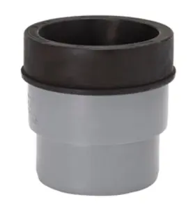 WC-ANSLUTNING 110 MM RAK, KAPBAR MANSCHETT GRÅ/SVART HTP UPONOR