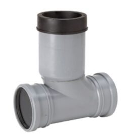 WC-GRENRÖR 110 MM X 88,5° 2MUFF X WC-ANSLUTNING GRÅ HTP UPONOR