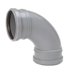 BÖJ 50 MM X 88,5° 2MUFF,SVÄNGD GRÅ HTP UPONOR