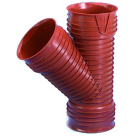 GRENRÖR PP WAVIN RIB 200X45 GRADER