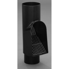 LÖVAVSKILJARE VANDALSÄKER SVART PLASTINJECT