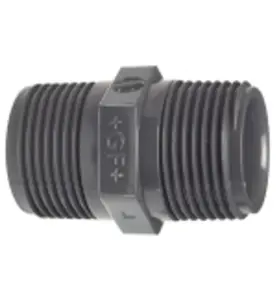PVC DUBBELNIPPEL 15 NFV