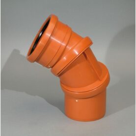 BÖJ JOTIFLEX 110MM X 0°- 90° SLÄTT, FÖR UTOMHUSAVLOPP MUFF X SLÄTÄNDA, FLEXIBEL RÖDBRUN