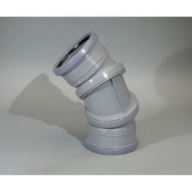 BÖJ JOTIFLEX 110MM X 0°- 90° FÖR INOMHUSAVLOPP 2MUFF, FLEXIBEL GRÅ