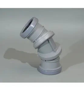 BÖJ JOTIFLEX 50MM X 0°- 90° FÖR INOMHUSAVLOPP 2MUFF, FLEXIBEL GRÅ