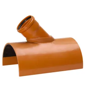 SADELGRENRÖR PVC 225/110X45 GRADER