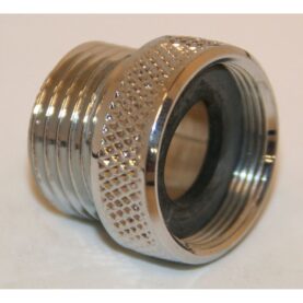 ÖVERGÅNGSDEL G15 X M22 X 1 UTVÄNDIG X INVÄNDIG GÄNGA KROM