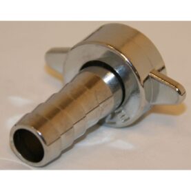 SLANGHYLSA G15X13,5 MM INVÄNDIG MED MUTTER FÖRKROMAD