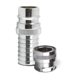 KOPPLINGSSATS G20X20 MM INVÄNDIG GÄNGA X SLANGNIPPEL KROM