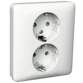 VÄGGUTTAG EXXACT 2-VÄGS MED JORD VIT