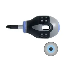 SKRUVMEJSEL POZI KORT MED GUMMIGREPP PZ2 LÄNGD 83 MM BAHCO
