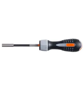 SPÄRRSKRUVMEJSEL FÖR BITS 1/4", MED LED-LAMPA INKLUSIVE 6 BITS BAHCO