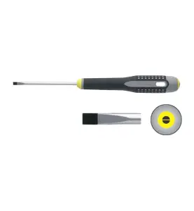 SKRUVMEJSEL SPÅR MED GUMMIGREPP 0,4 X 2,5 MM LÄNGD 182 MM BAHCO