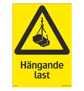 SKYLT HÄNGANDE LAST 210X297 MM