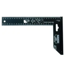 SNICKARVINKEL MED STÅLKLINGA 250 MM BAHCO