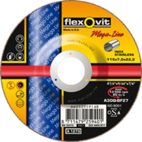 NAVRONDELL MEGALINE INOX 125X7X22,23 MM FLEXOVIT