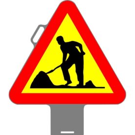 HANDTAGSSKYLT VÄGARBETE BLINKFYRAR