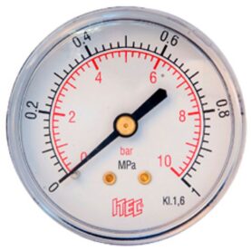 TRYCKMÄTARE 617D G8 63 MM 0-6 BAR/KPA UTVÄNDIG GÄNGA, BAKÅT