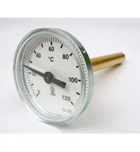 TERMOMETER 0/+120°C D65 L100 650098