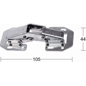 GÅNGJÄRN SJÄLVSTÄNGANDE FÖRNICKLAD