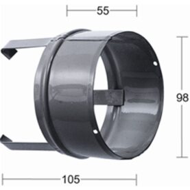 DRAGAVBROTT VITLACKERAD PLÅT 100MM FRESH
