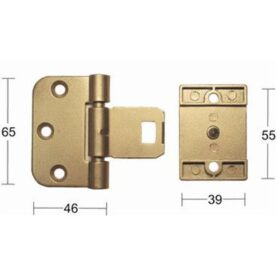 DÖRRGÅNGJÄRN SYMETRISKT JUSTERBART