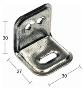 MÖBELVINKEL GALVAD 26X39MM SB
