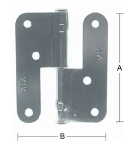 LYFTGÅNGJÄRN GALVAD 3228 110MM VÄNSTER