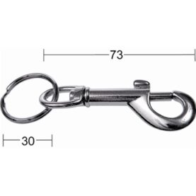 KARBINHAKE 50-5 STÅL FÖRNICKLAD SB