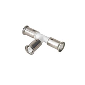 T-RÖR 3MUFF 26 MM VIT/ROSTFRI