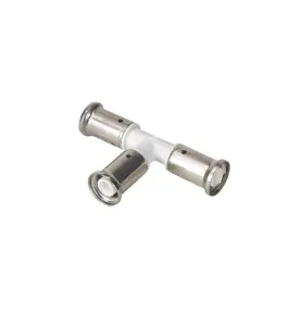 T-RÖR 3MUFF 32X26X32 MM VIT/ROSTFRI