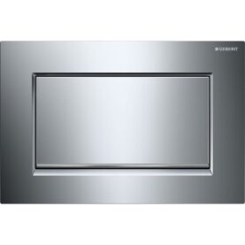 SPOLPLATTA SIGMA 30 ENKEL BLANKFÖRKROMAD GEBERIT