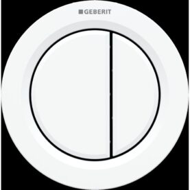 SPOLKNAPP OMEGA 01 DUBBEL VIT GEBERIT