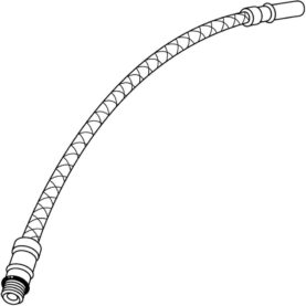 ANSLUTNINGSRÖR M 10X1 SOFTPEX 400MM GBG