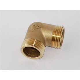 VINKEL METALL G15X90° 2UTVÄNDIG GÄNGA MÄSSING