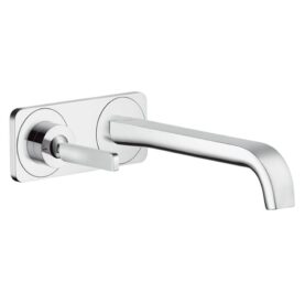 TVÄTTSTÄLLSBLANDARE AXOR CITTERIO E 2-HÅLS VÄGGMONT 220 MM M. PLATTA, KROM HG