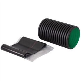 VÄGGENOMFÖRING 250 MM L=465 MM GENOMFÖRING + 1 KRYMPMANSCHETT SVART ECOFLEX UPONOR