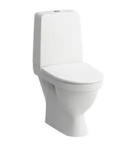WC KOMPAS DOLT S-LÅS MJUKSITS LIMNING VENTIL RIMLESS LAUFEN
