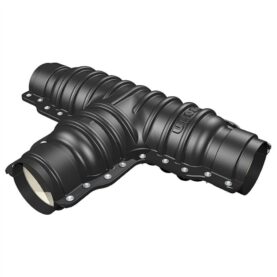 T-MANTELSKARVSATS 140-90-68 MM FÖR MANTELRÖR SVART ECOFLEX UPONOR
