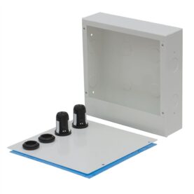 VATTENUTKASTARSKÅP 250X250X70 MM (BXHXD) FÖR MONTAGE AV VATTENUTKASTARE VIT AQUA PLUS UPONOR