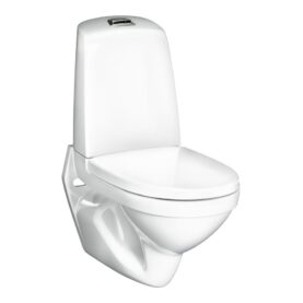 VÄGGHÄNGD WC 1522 HYGIENIC FLUSH 2/4L MED CISTERN HÅRDSITS SC/QR GBG