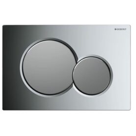 SPOLPLATTA SIGMA 01 BLANK MATTFÖRKROMAD PLAST GEBERIT