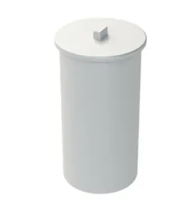 EXPANISONKÄRL G25 200 LITER, 570X1080 MM (ØXH) UTVÄNDIG GÄNGA VIT H-LINE PE KÄRL