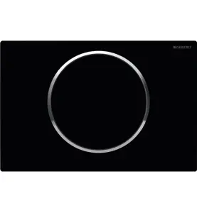 SPOLPLATTA SIGMA10 SVART/BLANK GEBERIT