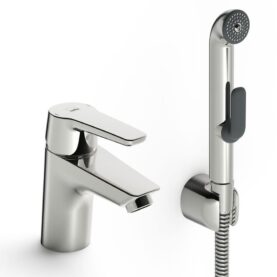 TVÄTTSTÄLLSBLANDARE 3912F SAGA MED SJÄLVSTÄNGANDE DUSCH, FLEX ANSL. ORAS