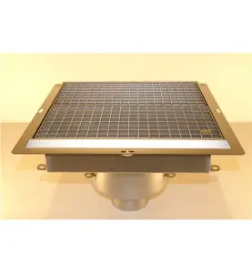 GOLVBRUNN FURO 113 110 MM 300X300 MM (LXB) BOTTENUTLOPP VIDHÄFTNINGSFLÄNS FÖR MASSA