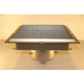 GOLVBRUNN FURO 113 75 MM 300X300 MM (LXB) BOTTENUTLOPP VIDHÄFTNINGSFLÄNS FÖR MASSA